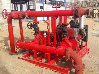 Fire pump set to SKA