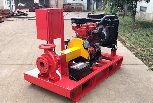 single-stage fire pump